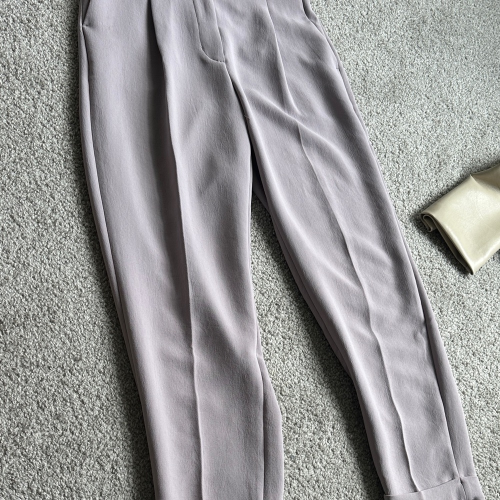 Aritzia Light Gray Trousers